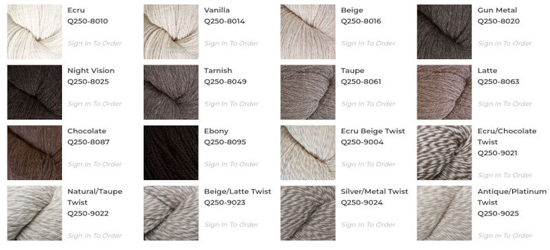 Cascade Eco Wool Yarn - 9004 - Ecru Beige Twist