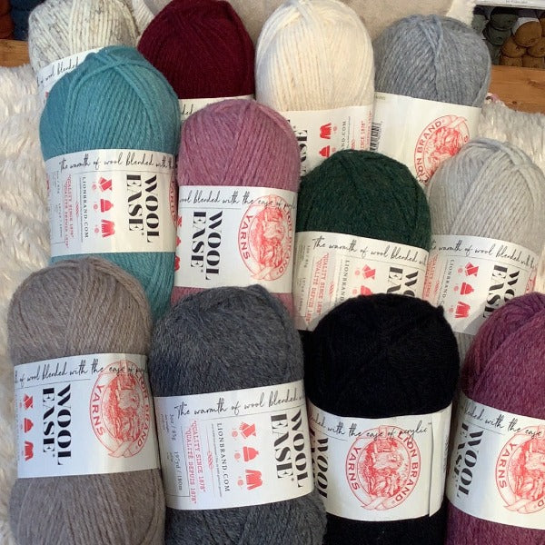 Lion Brand Yarn Wool-Ease Thick & Quick Yarn Soft and Bulky Yarn