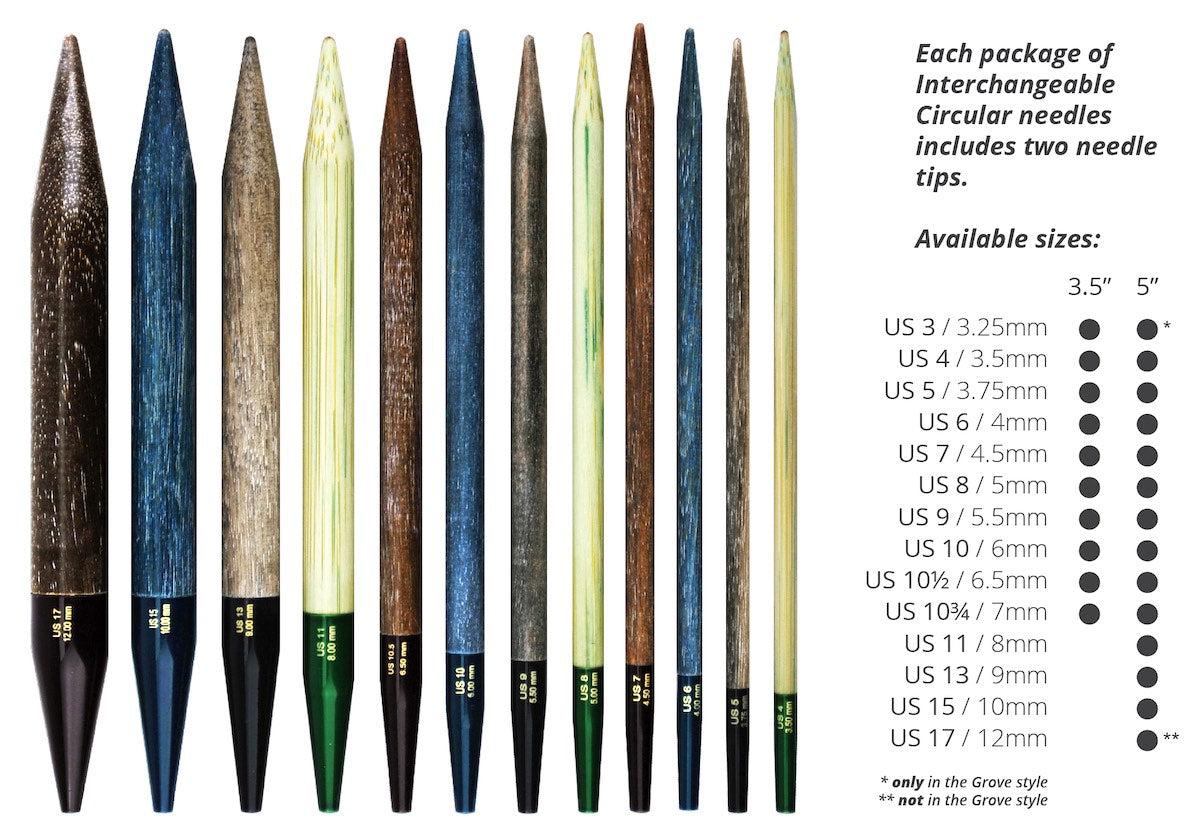 Interchangeable Knitting Needles Guide