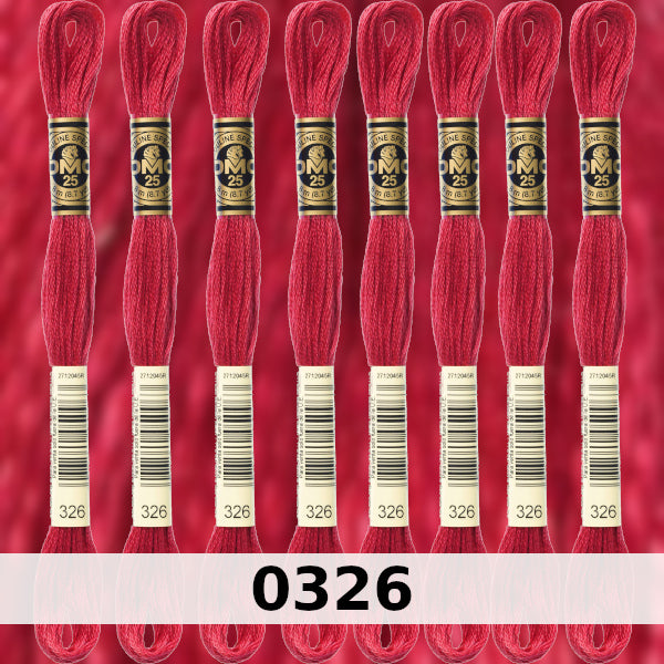 DMC Six Strand Embroidery Floss Columns 1, 2, and 3 on DMC chart