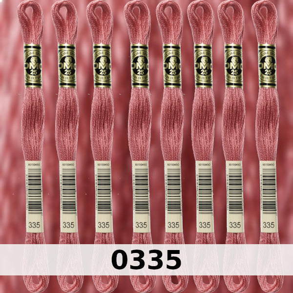 DMC Six Strand Embroidery Floss Columns 1, 2, and 3 on DMC chart