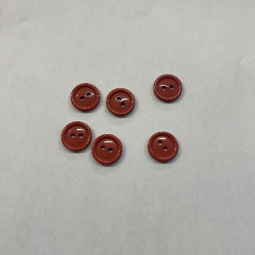 Plastic rust buttons 15mm (1/2")