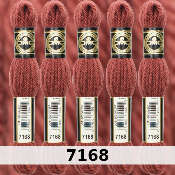 DMC Tapestry Wool 4 - Columns 13, 14, 15, and 16 on shade card