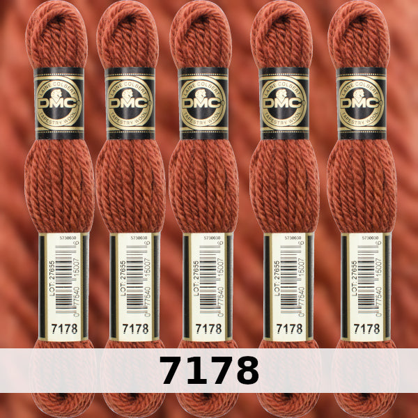 DMC Tapestry Wool 4 - Columns 13, 14, 15, and 16 on shade card