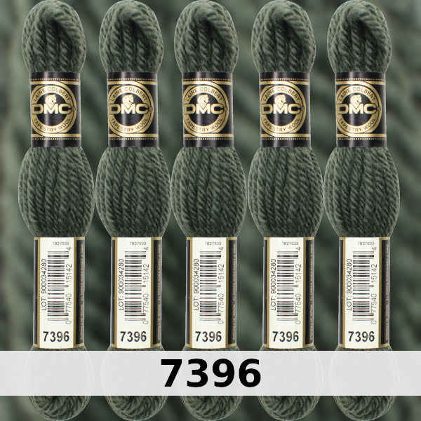 DMC Tapestry Wool 3 - columns 9, 10, 11, and 12 on shade card