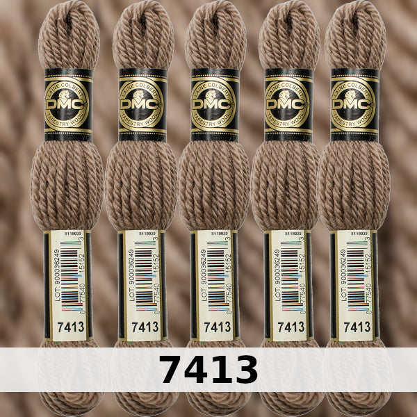 DMC Tapestry Wool 5 - Columns 17, 18, 19 and 20 on shade card