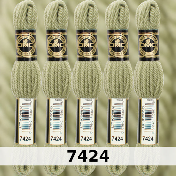 DMC Tapestry Wool 3 - columns 9, 10, 11, and 12 on shade card