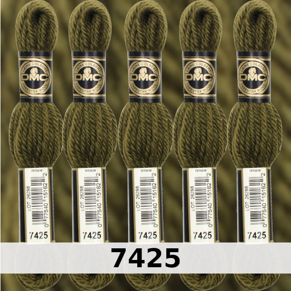 DMC Tapestry Wool 3 - columns 9, 10, 11, and 12 on shade card