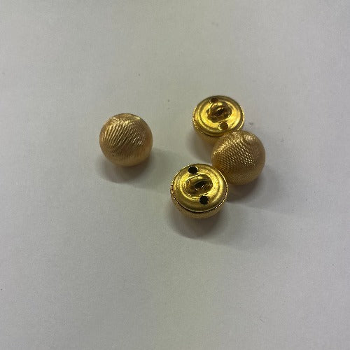 Small gold colour Metal buttons 14mm (5/8")