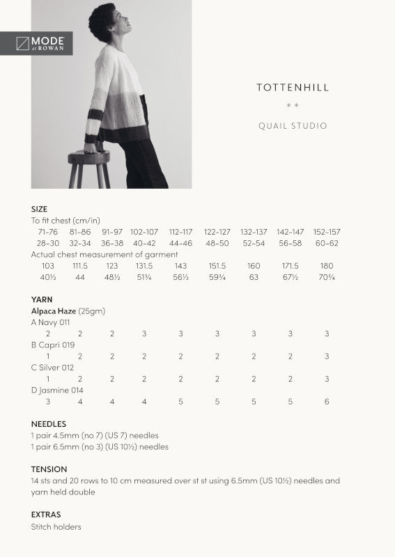 Mode at Rowan Pattern Leaflets