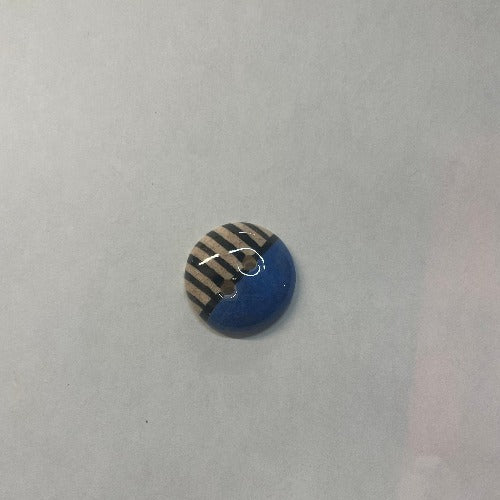 Ceramic stripe buttons 23mm (7/8")