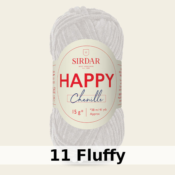 DMC Happy Chenille Fluffy, Soft Crochet Yarn for Amigurumi, 15g 38m/41yd -   Sweden
